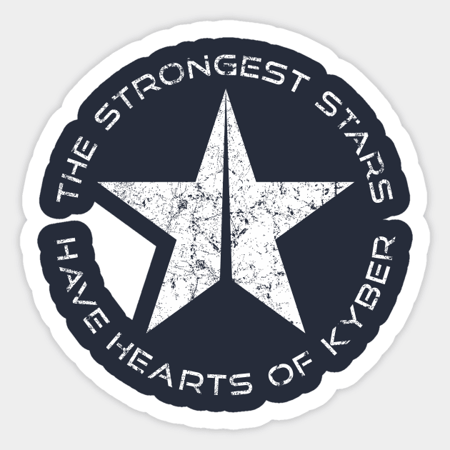 Strongest Stars Have Hearts of Kyber Sticker by MindsparkCreative